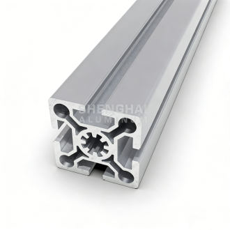 Perfil de alumínio com ranhura em V HG129 50x50 T-Slot