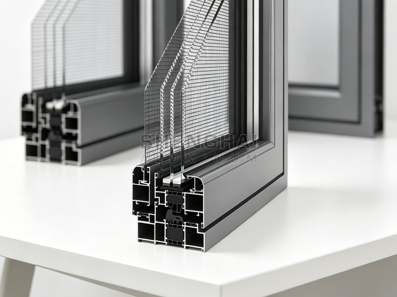 Aluminum profile for window and door